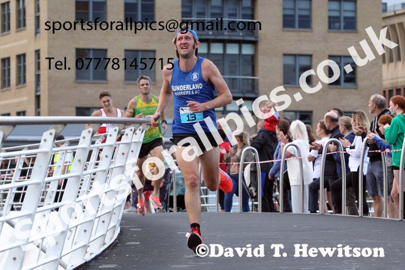 Quayside 5k Road Race, Newcastle/Gateshead, 2021, August 11th. Photo: David T. Hewitson/Sports for All Pics